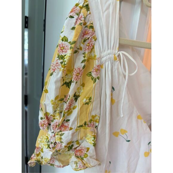 For Love and Lemons Savannah Wrap Mini Dress, $298 Large - Picture 9 of 11